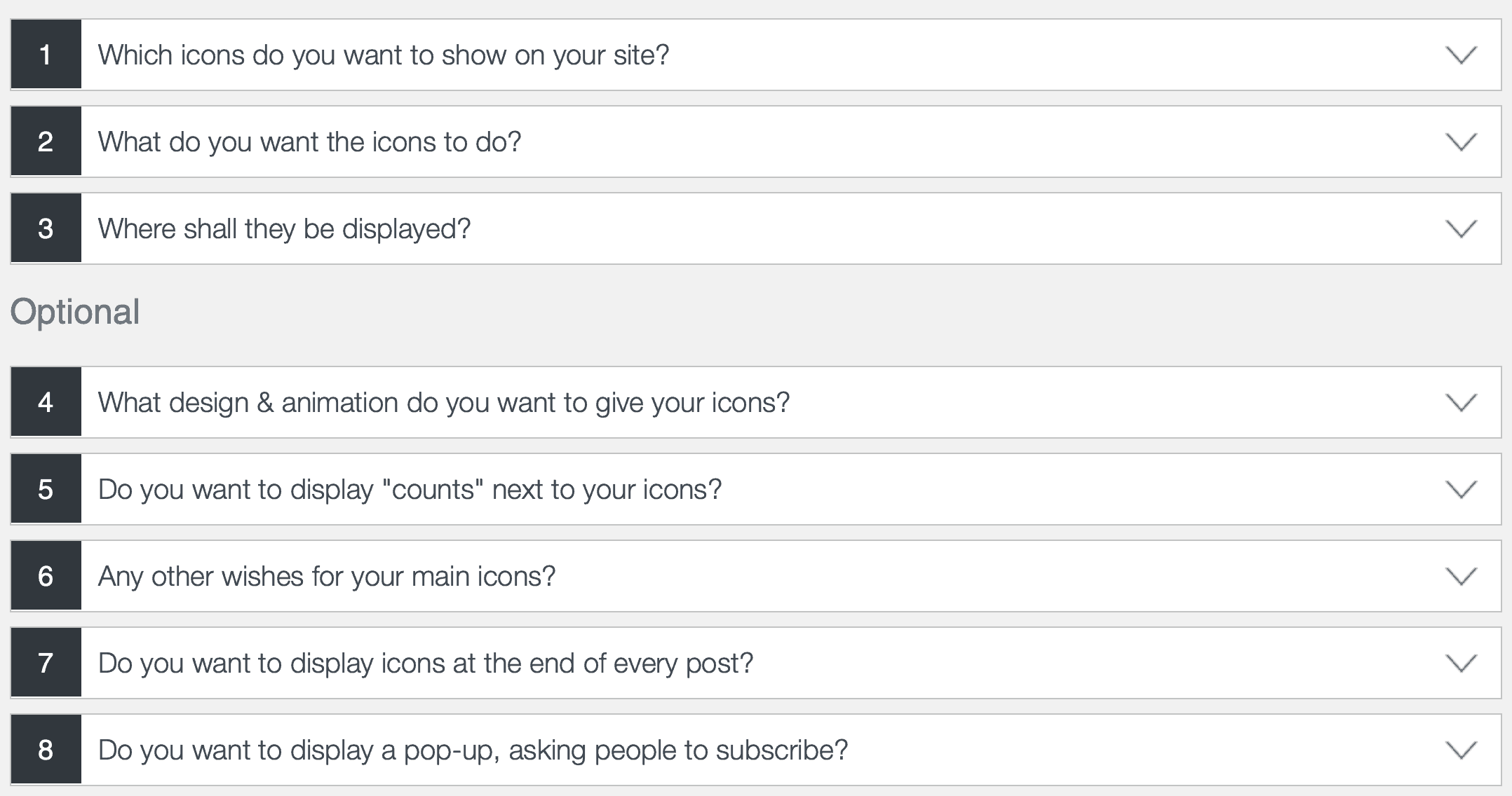 Ultimate Social Media Icons Settings