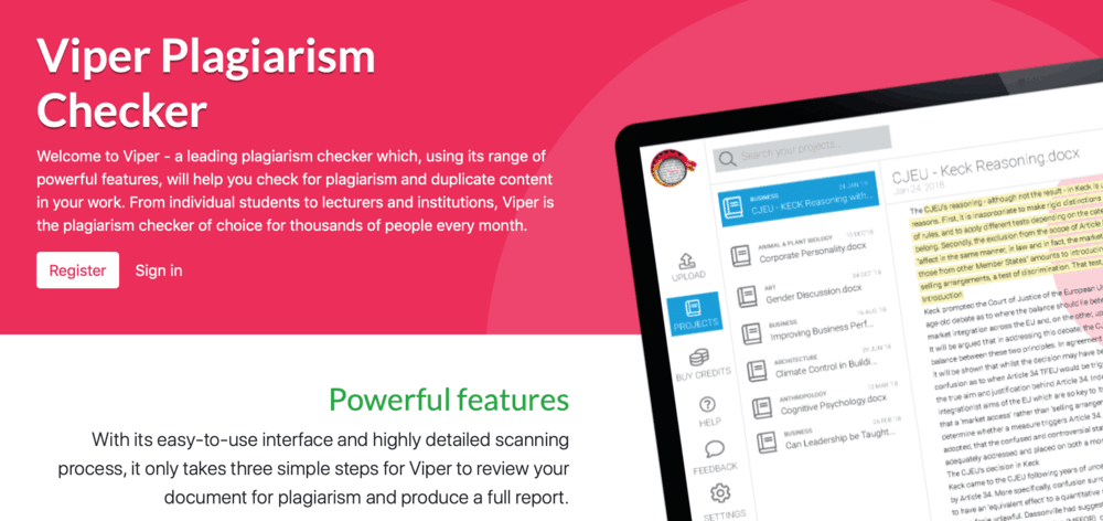 Viper Homepage