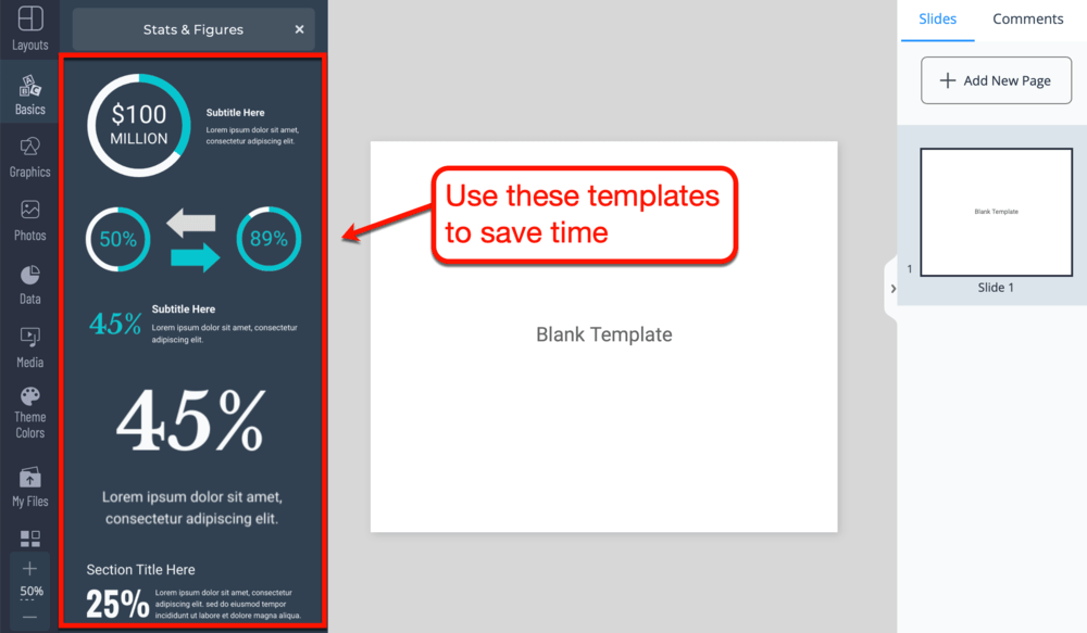 Visme templates