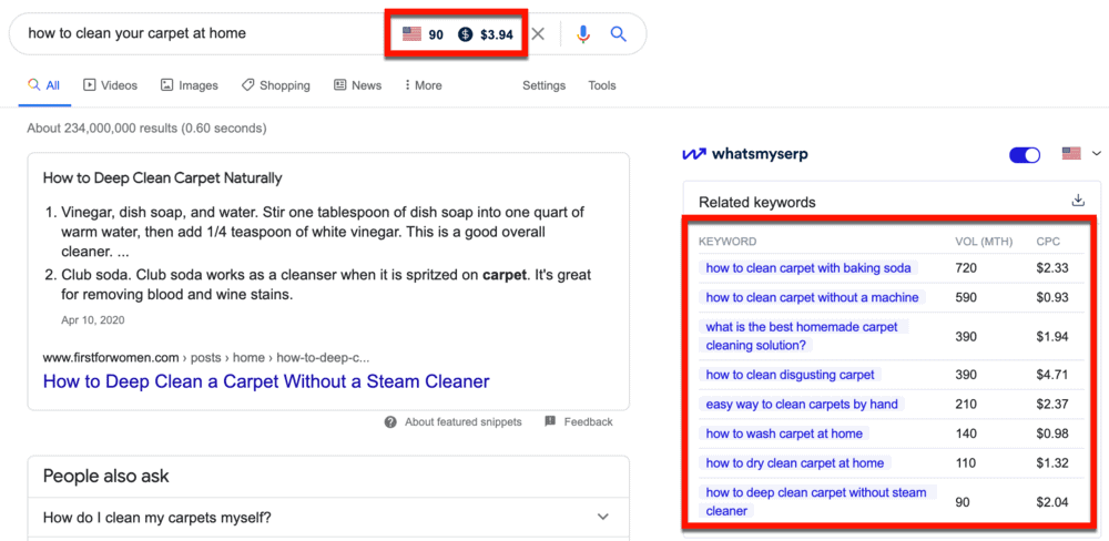 Whatsmyserp Results