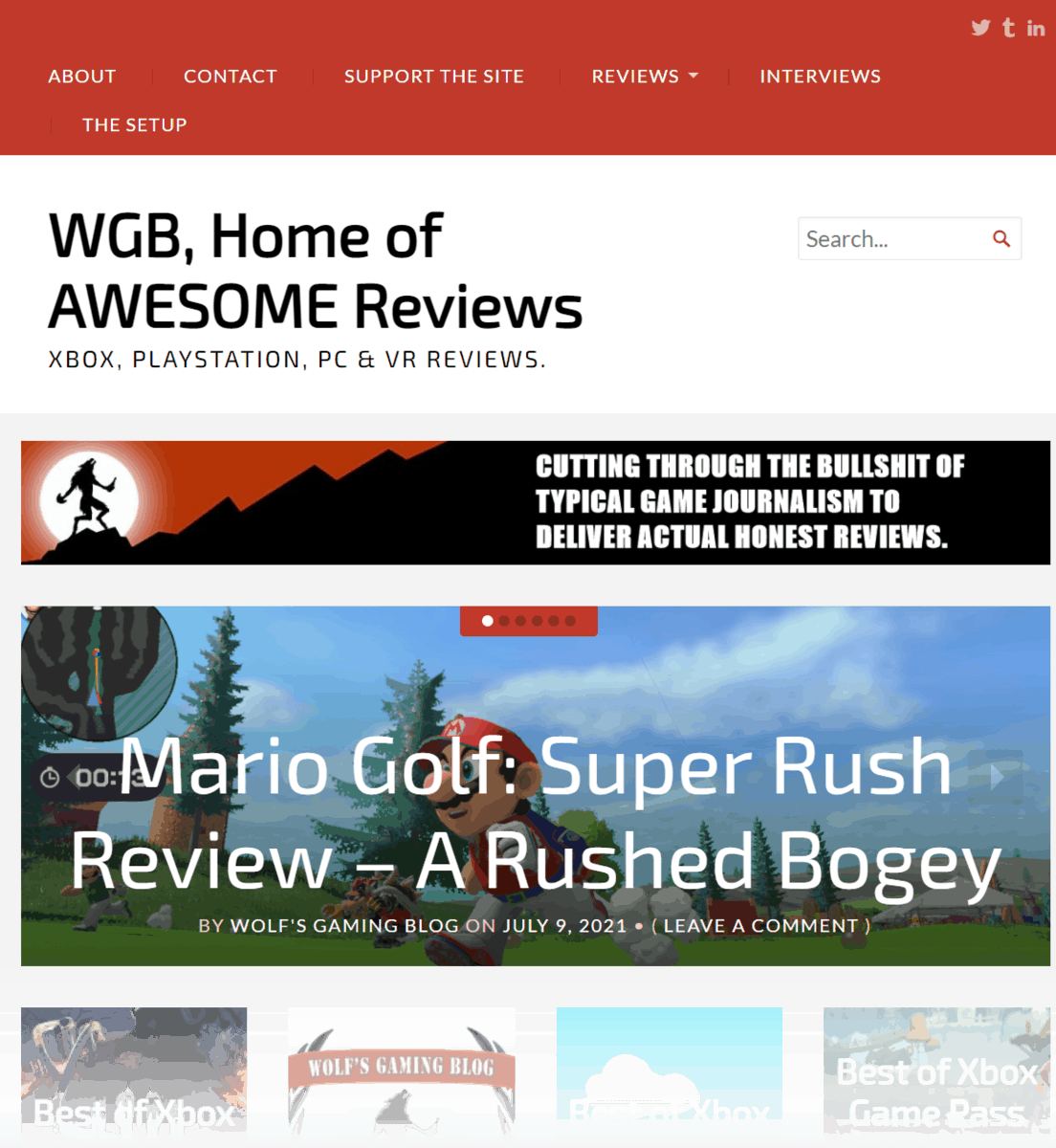 Wolf's Gaming Blog