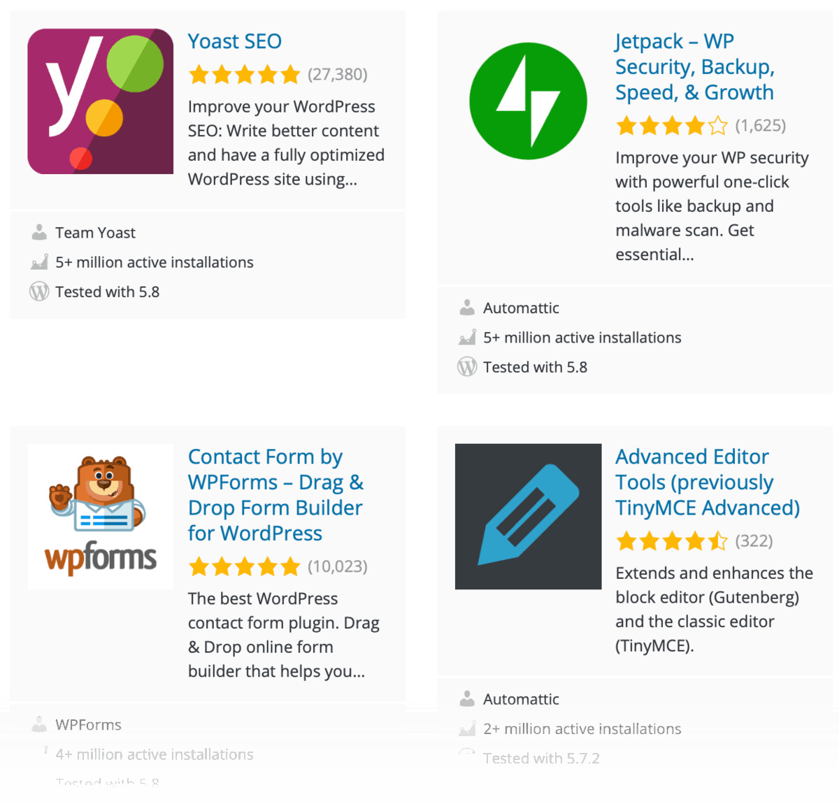 WordPress Plugins