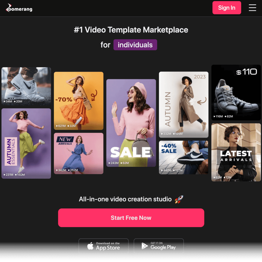 Zoomerang Templates