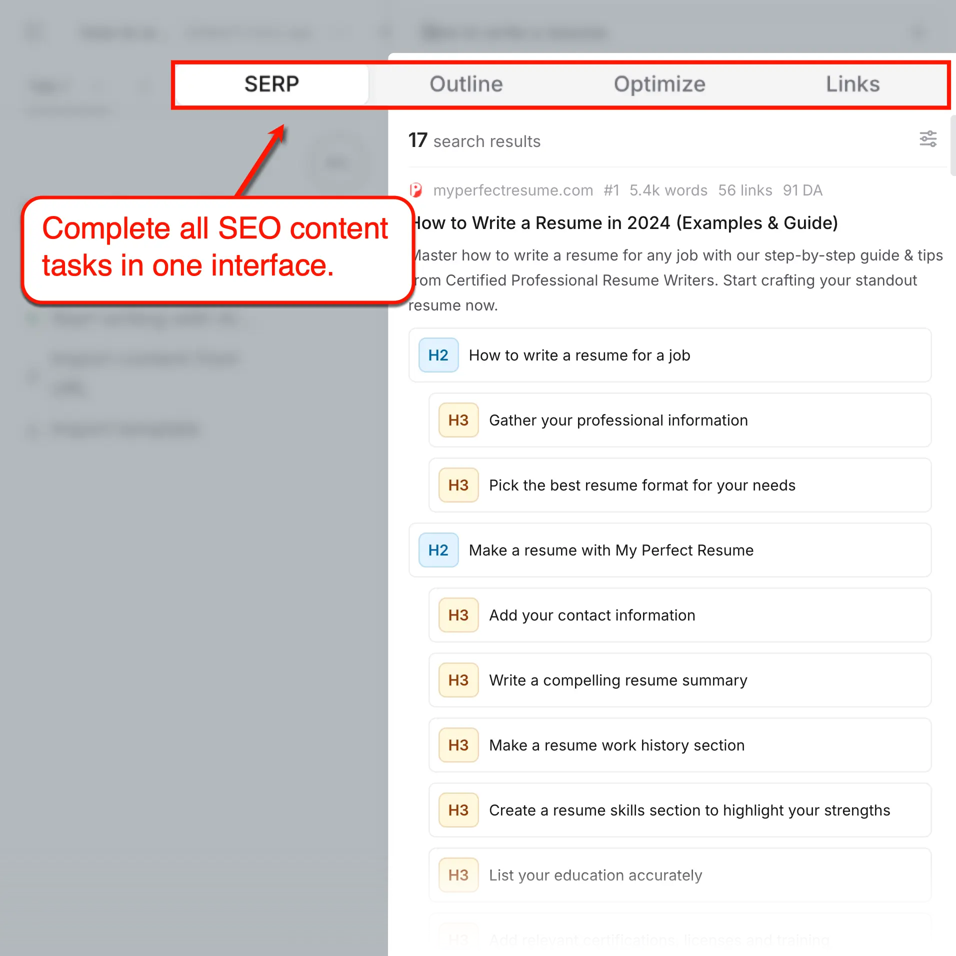 Frase SEO Workflow