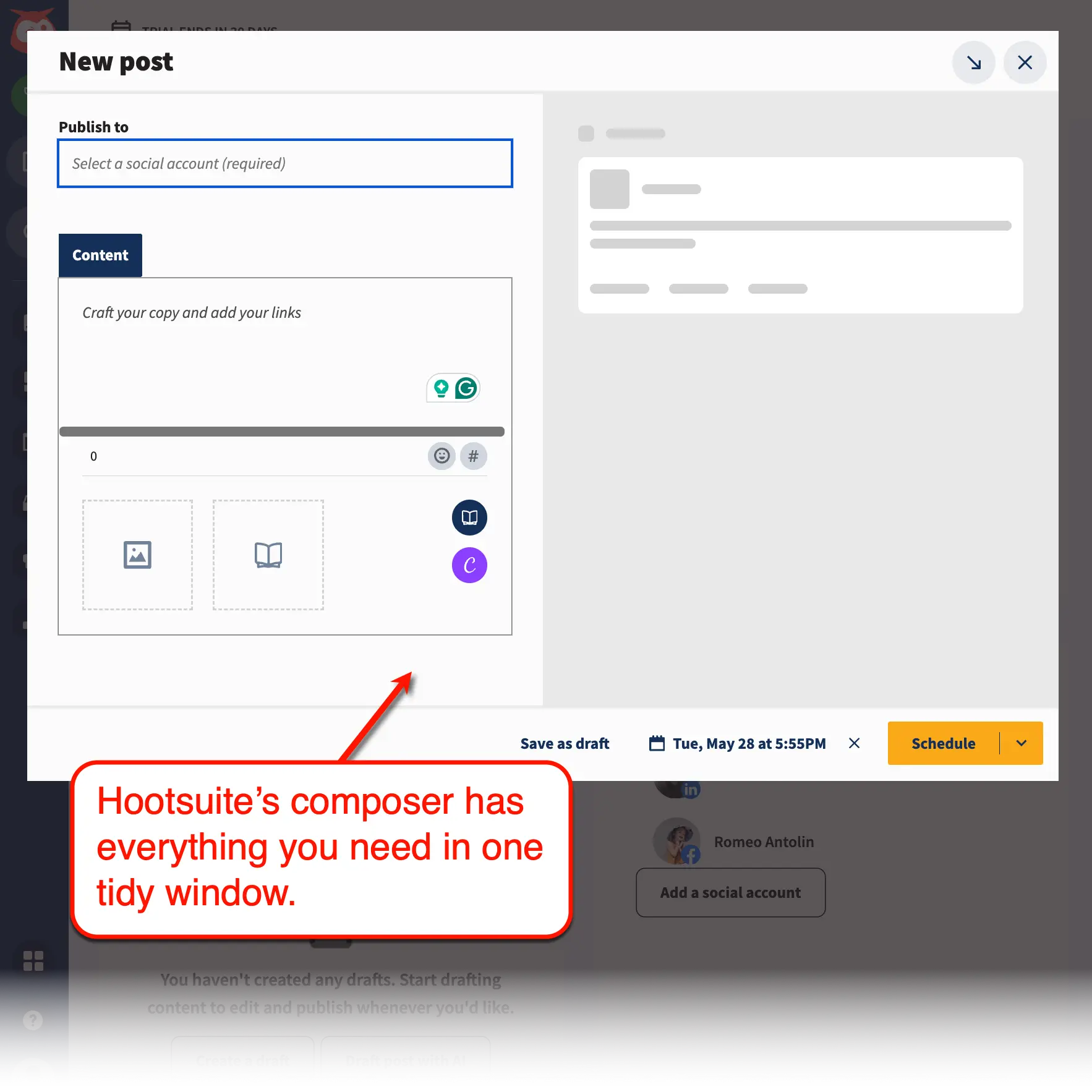 Hootsuite Composer