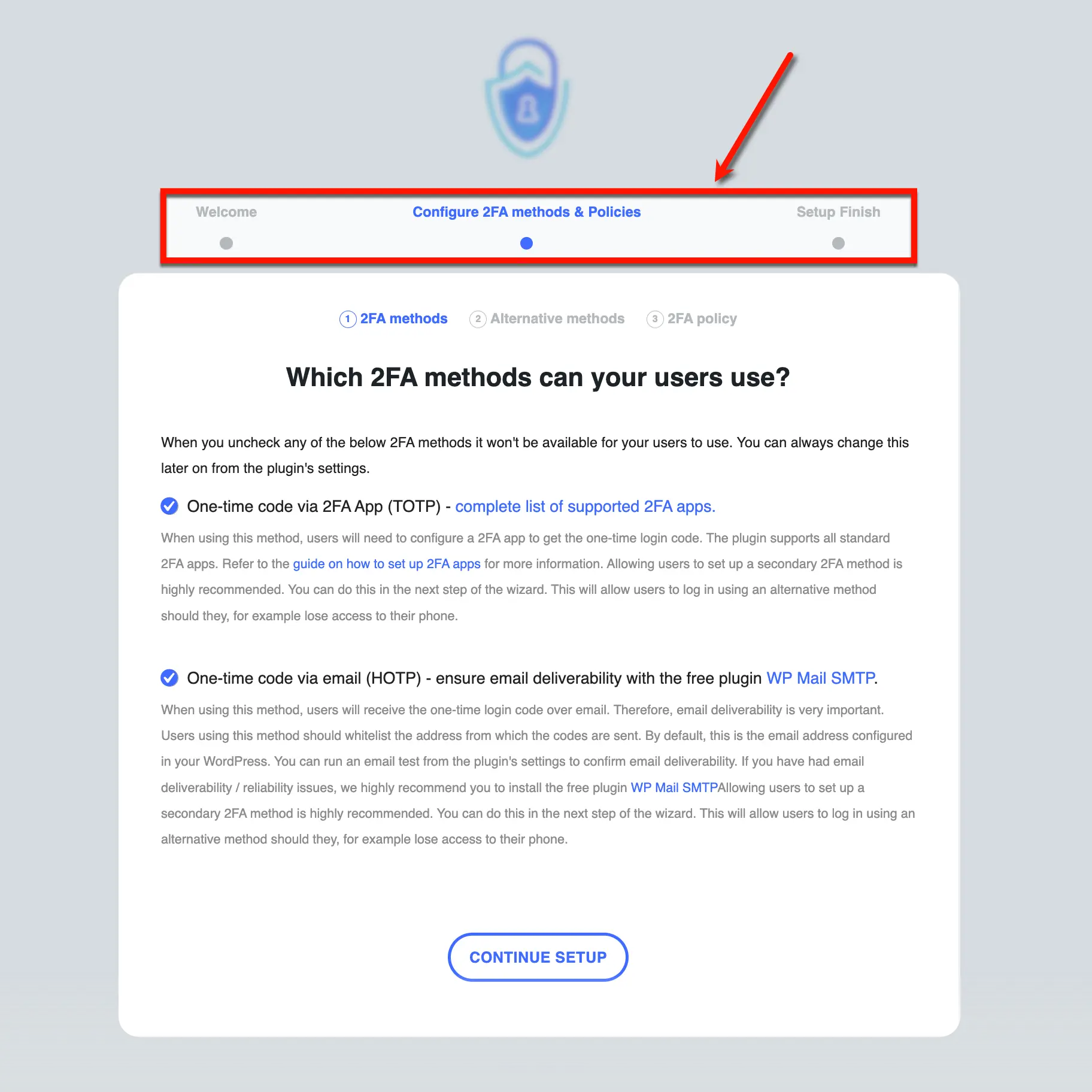 WP 2FA
