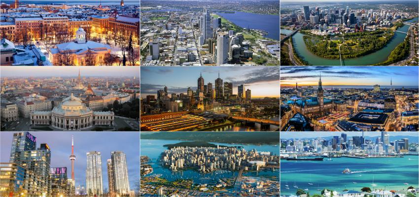 Top 10 Most Livable Cities in the World of 2022